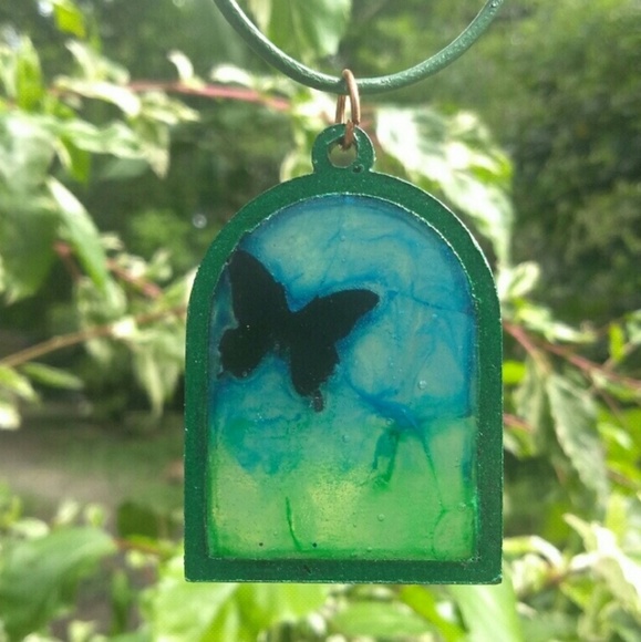 Handmade Butterfly Pendant by Imagine Different - Picture 2 of 2